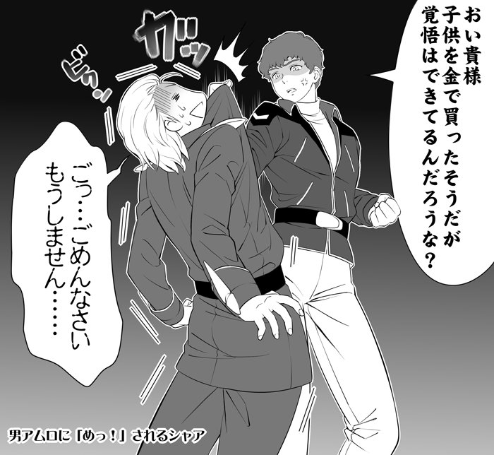 女アムロに「よしよし」されて男アムロに「めっ!」されて母性と父性を十分に享受し真人間になるシャア
自分で描いた 