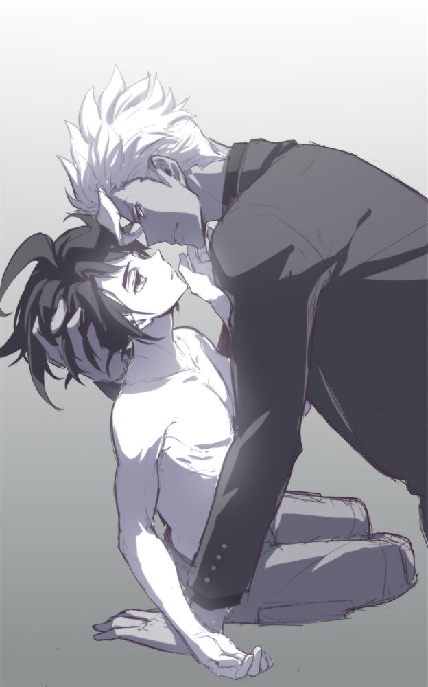 「オルミカ|「キスして。」 」|焔月のイラスト