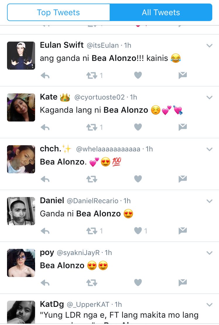 BeaAlonzoZone's tweet photo. Yung puro "Ang Ganda ni Bea Alonzo" ang tweets about her? Ikaw na ate gurl. #GGVALaughToLast 

#ALoveToLastIkawNaGirl https://t.co/NxHoWZiybY