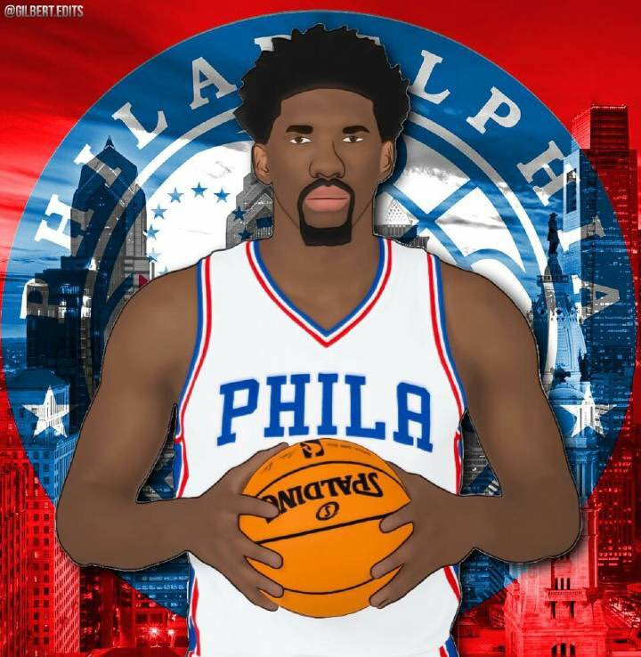 KengCui's tweet photo. Joel Embiid #NBAVote https://t.co/9qPfkPtpyD