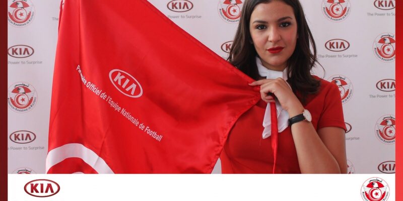 علامة "كيا" على علم تونس تثير ضجة.. والشركة تعتذر! C2OcO7rW8AcwKmt