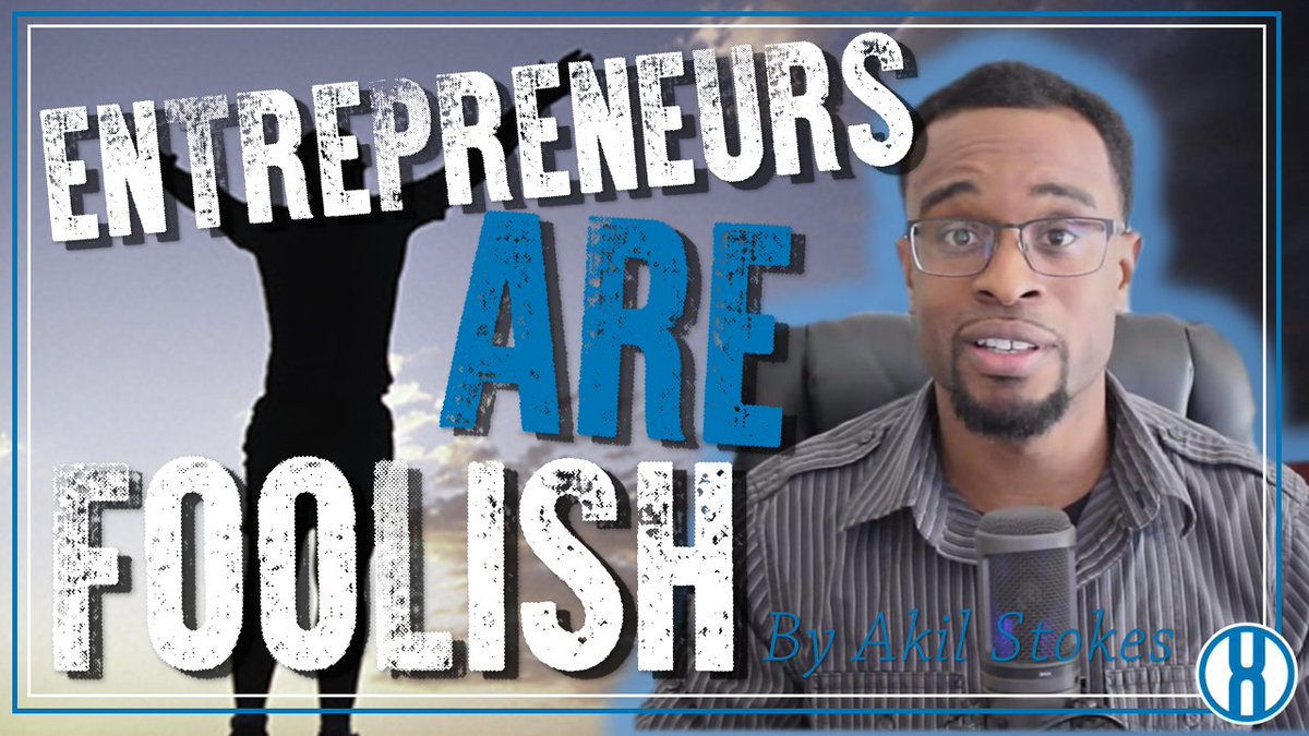 TENetwork10's tweet photo. ENTREPRENEURS ARE FOOLISH - Check out this video from our featured Entrepreneur @AkilStokesRTM https://t.co/Cnr3RvAd5w #Entrepreneur https://t.co/Lpkq7HIpQJ