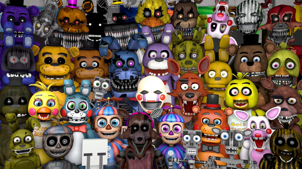 NickyBOOMBOOM14's tweet photo. FNAF is a cool game.Everybody should try the game.🙃 https://t.co/0VXEKhwwlU