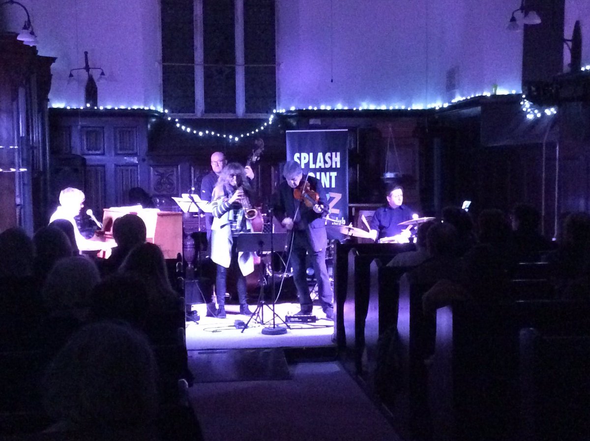 radiolewes's tweet photo. #jazz in the #westgatechapel full house today for Mike Piggott #lewes @oysterproject @tompainescha https://t.co/h8t0E0qDJQ