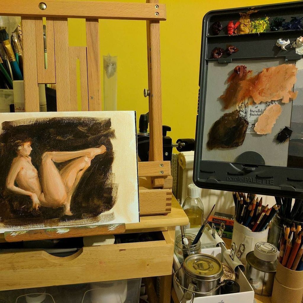 danjohnsonart's tweet photo. #sketching #oilpainting #parallelpalette #figurepainting via https://t.co/JA0hf4K0IO https://t.co/1Z1rKbxUAV