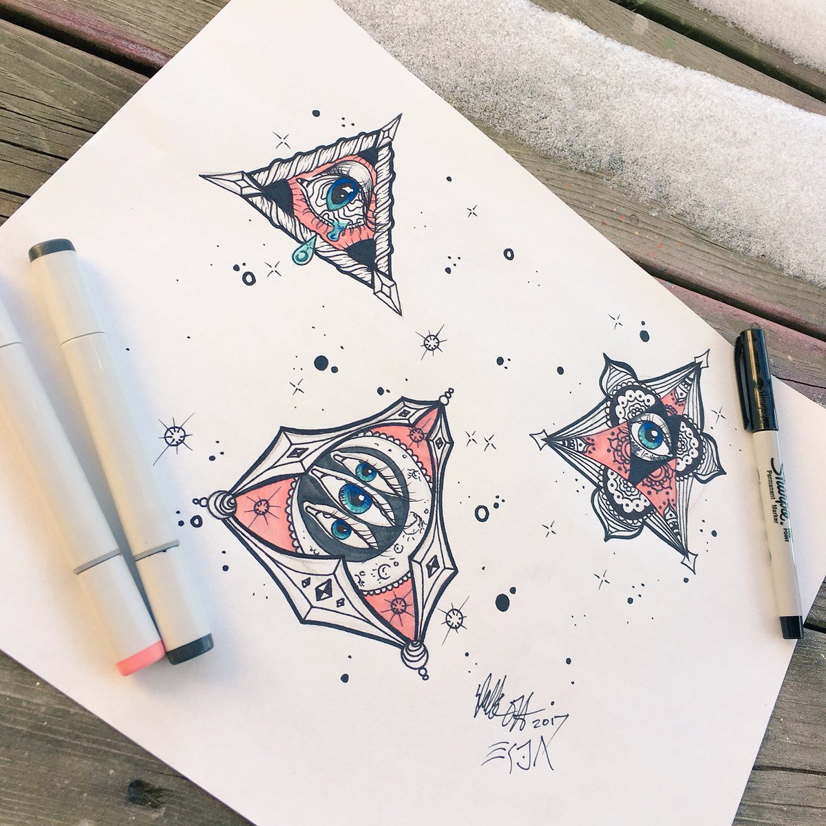 dalliselda's tweet photo. 👁👁👁 #thirdeye #drawing #elda https://t.co/wFQHe986dX