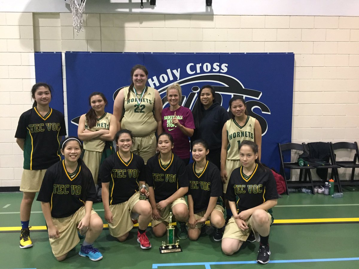 TecGirlsBball's tweet photo. The girls killed it this weekend! First place! Congrats Raquel on getting all-star and Maria on getting MVP. #tecvoc https://t.co/rVz8xmwORL