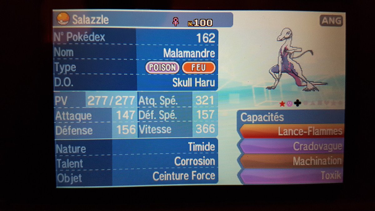 X23_H8's tweet photo. @TooGoodGyarados @SkullGiveaways Thanks! ^^ #NotFakeAtAll Greetings from France! #Salazzle #Malamandre #PokemonSunMoon #PokemonSoleilLune https://t.co/UrijMDJ4IL