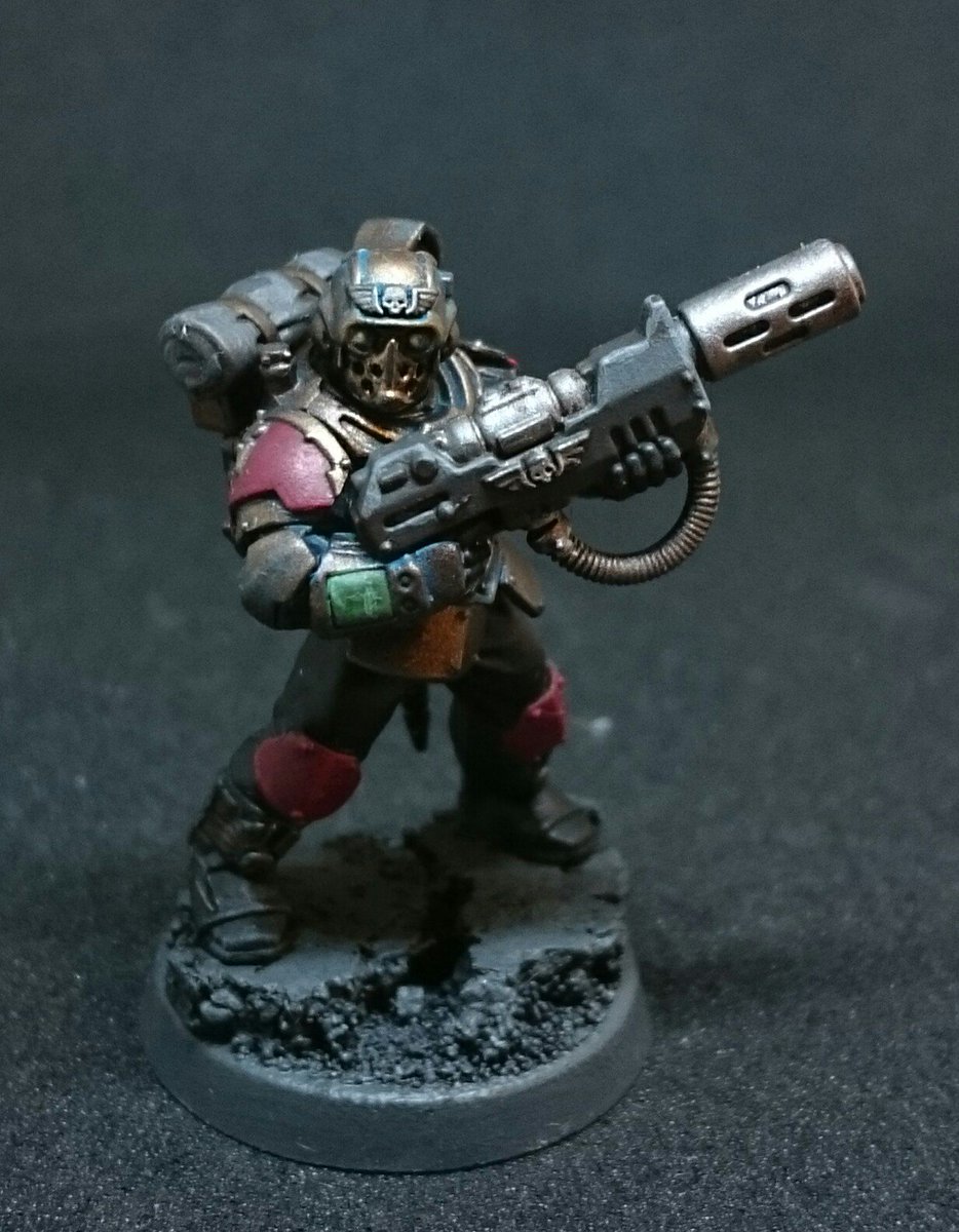 tabletopbanter's tweet photo. First of my #tempestus #scion infantry painted up.
#warmongers #40k #warhammer
- Harry https://t.co/jwqSUrtcSf