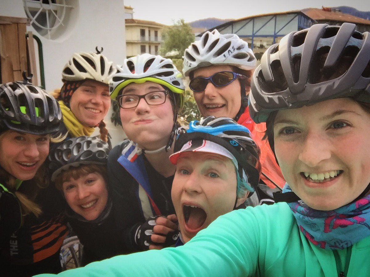 sallyskidevlin's tweet photo. The dream team today, smashing hills and group riding 👊😀🚴 #adventuresyndicate https://t.co/eNYsFg276z