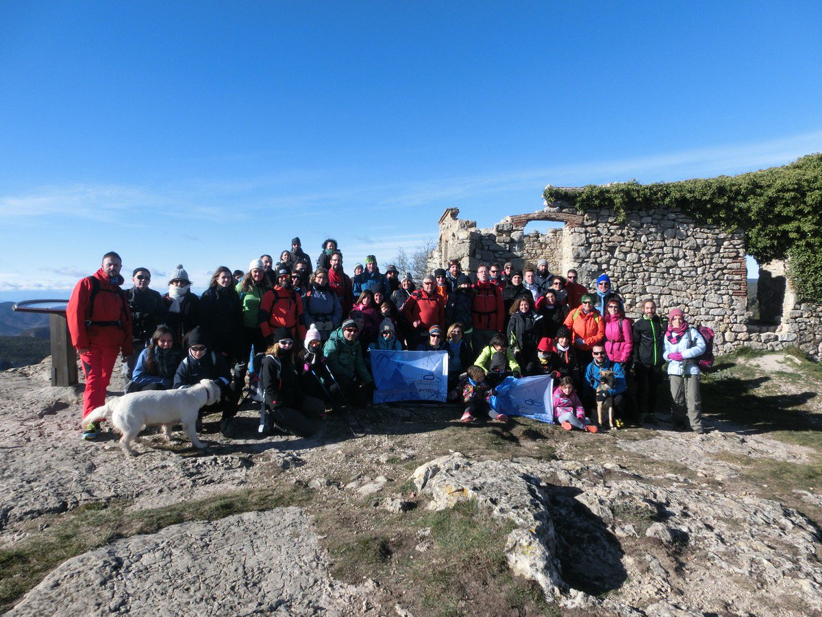 a_adrenalina's tweet photo. Macro sortoda avui per la mussara amb els socis! Enhorabona nanus! @a_adrenalina #juntssommesforts https://t.co/wzRxjmoXW0