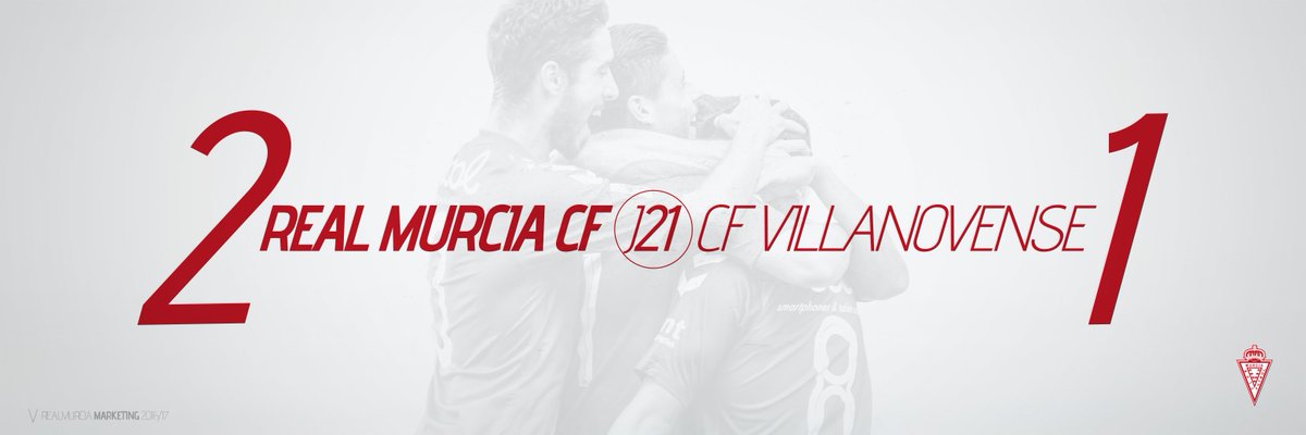 realmurciacfsad's tweet photo. J21 | ¡¡VICTORIA del Real Murcia 2-1 CF Villanovense!!
¡Vamos Equipo, Vamos Afición!
#RMUVillanovense https://t.co/z4i9a3gPCm