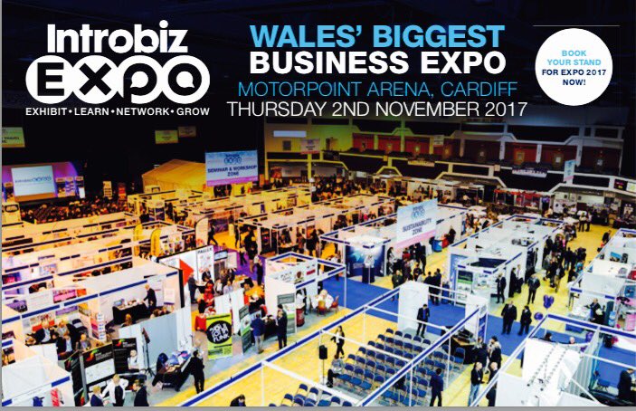 introbiz's tweet photo. Book your #FREE tickets Capital of #WalesBiggestExpo Motorpoint Arena #Cardiff hosted by #IntrobizExpo 2nd Nov 2017 https://t.co/gIAJUI6NHh https://t.co/ZP4DRJeMO1