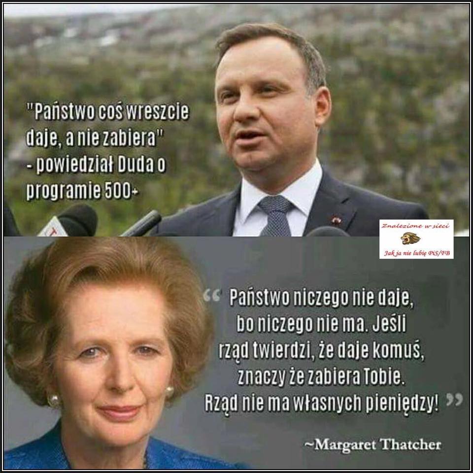 Z drugiej strony może jednak potrzeba jakiegoś programu socjalnego ?