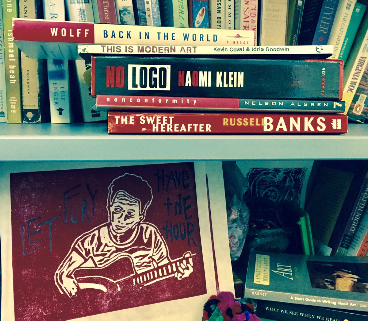 sglass771's tweet image. Thinkin abt art &amp;amp; #ninakatchadourian #sortedbooks via @artassignment w/a nod to Joe Strummer. (Check play by @kevincoval @idrisgoodwin)