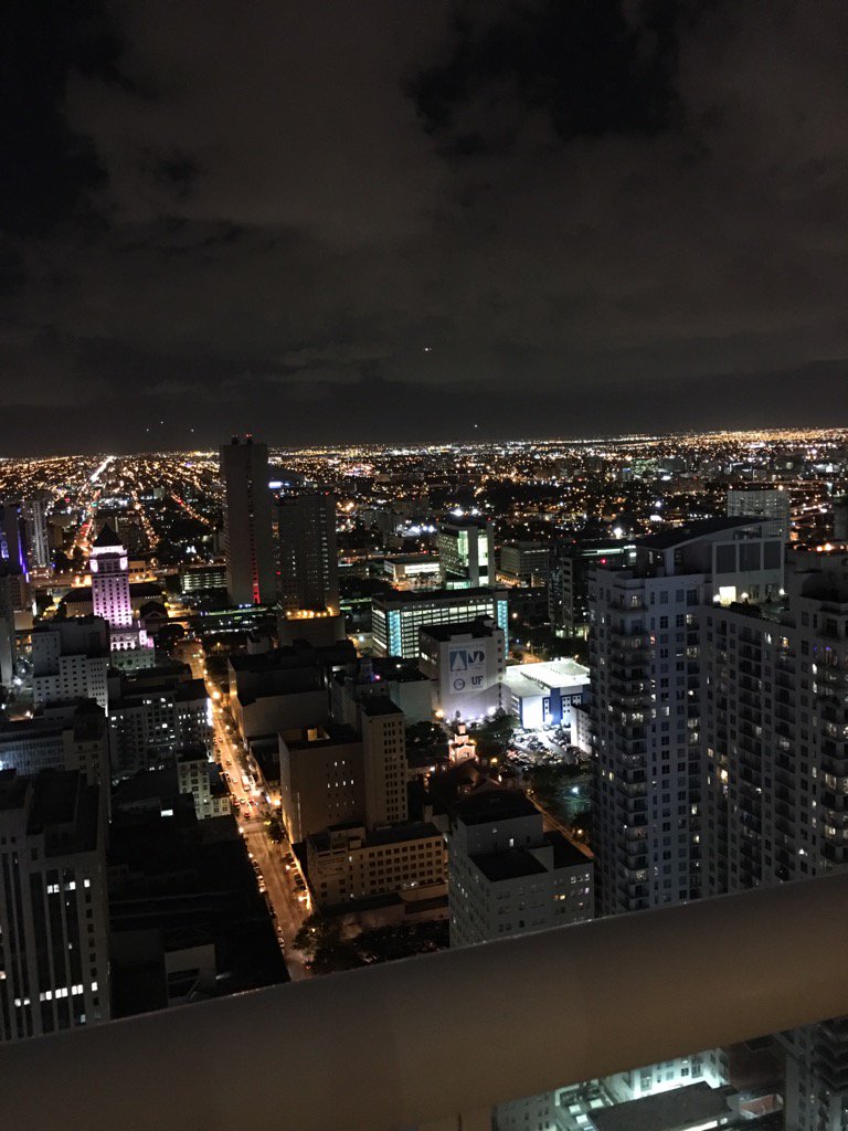 Benimarco's tweet image. From the terrace, midnightin Miami