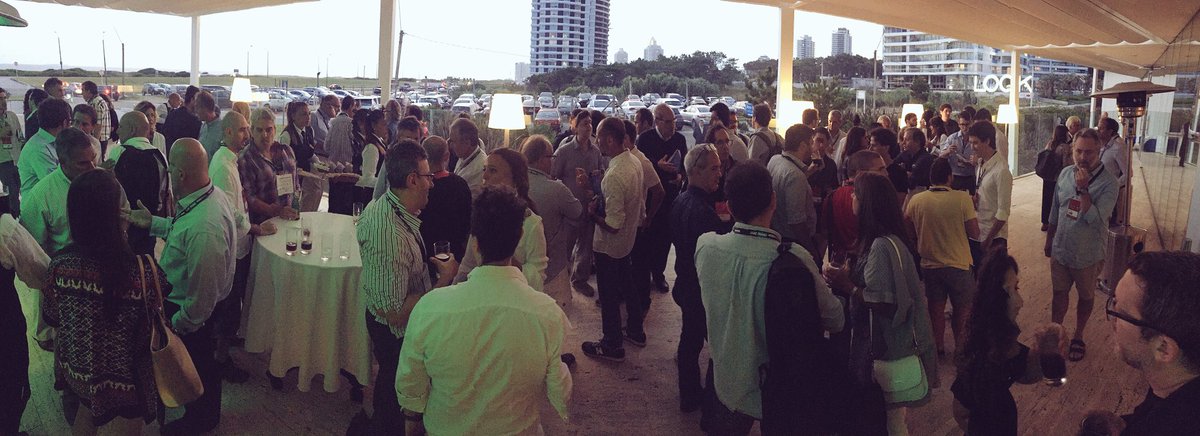 PuntaTech's tweet image. Así terminamos la primera jornada en la terraza del The Grand Hotel #puntatech2017 #pde #puntameetup #startups #investment #puntatech