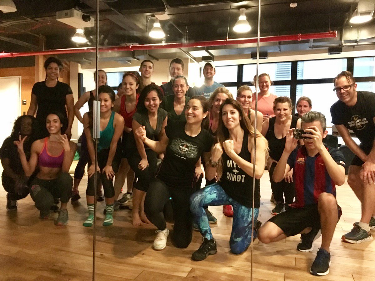 WeWork's tweet photo. The best kind of weekend workout. Be sure to sign up for free #WeWorkWellness classes here: https://t.co/W4aB0b9jPw https://t.co/MtkoLmxa0d