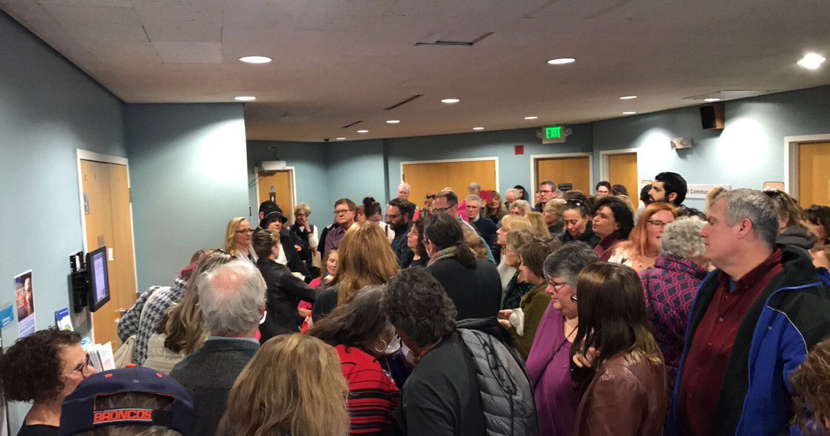 NYMag's tweet photo. GOP Congressman overwhelmed by Obamacare-supporting constituents: https://t.co/M085vdm6dq https://t.co/t5RRldA0FK