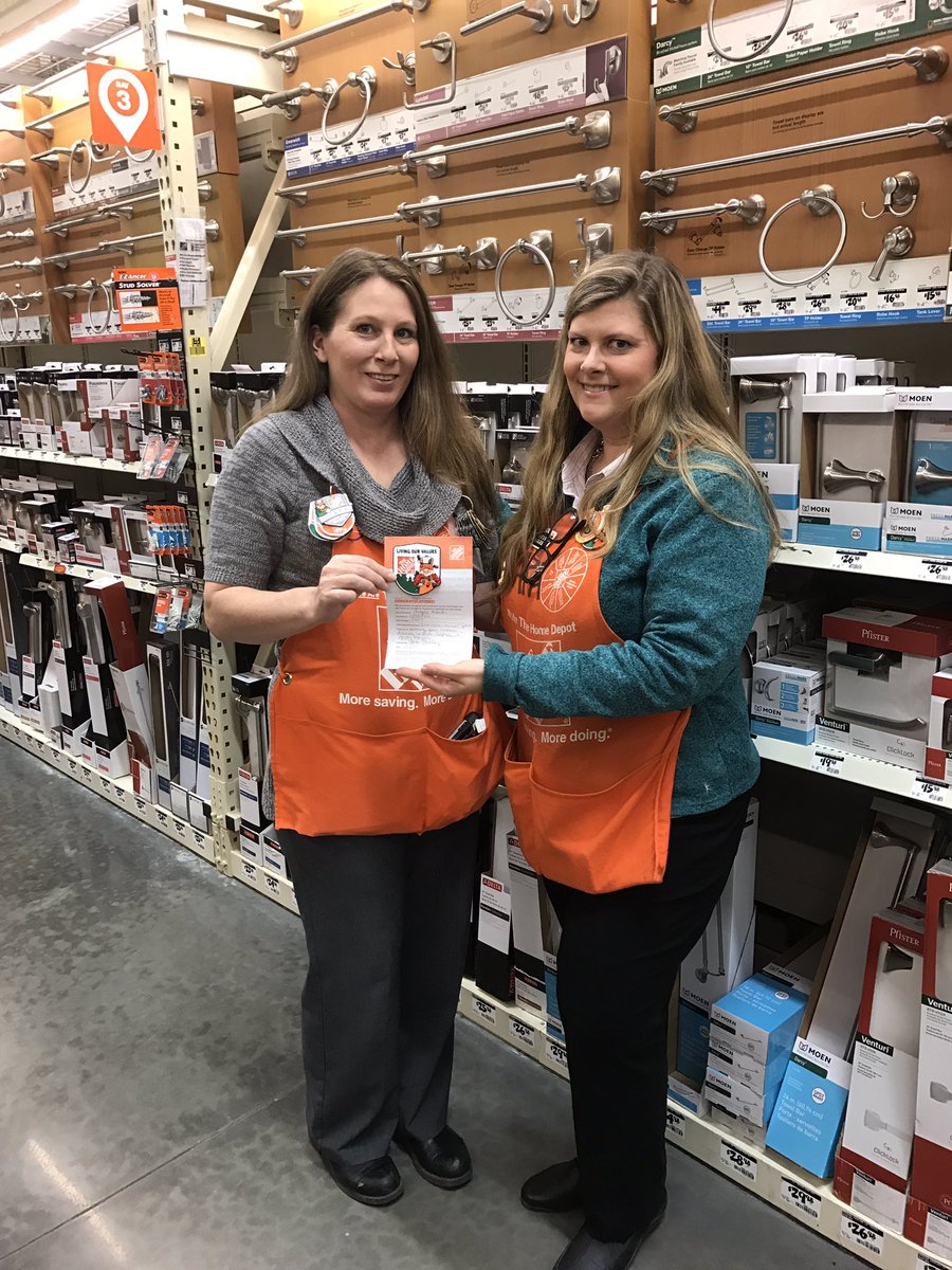 TaraTalleyTHD's tweet photo. Great job driving In-Stock Angela! #findahole #fillahole #zeroouts #weAre1407 #ATeam #SWBest https://t.co/DtuLlfyDdL