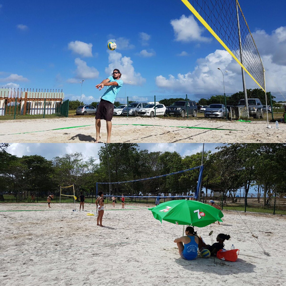 ThinkKreyol's tweet photo. Toi aussi viens profiter du jeux et de ce magnifique soleil sur la plage du Souffleur à Port-Louis #PolwiBeachOpen #beachvolley https://t.co/imyAvcrSD9