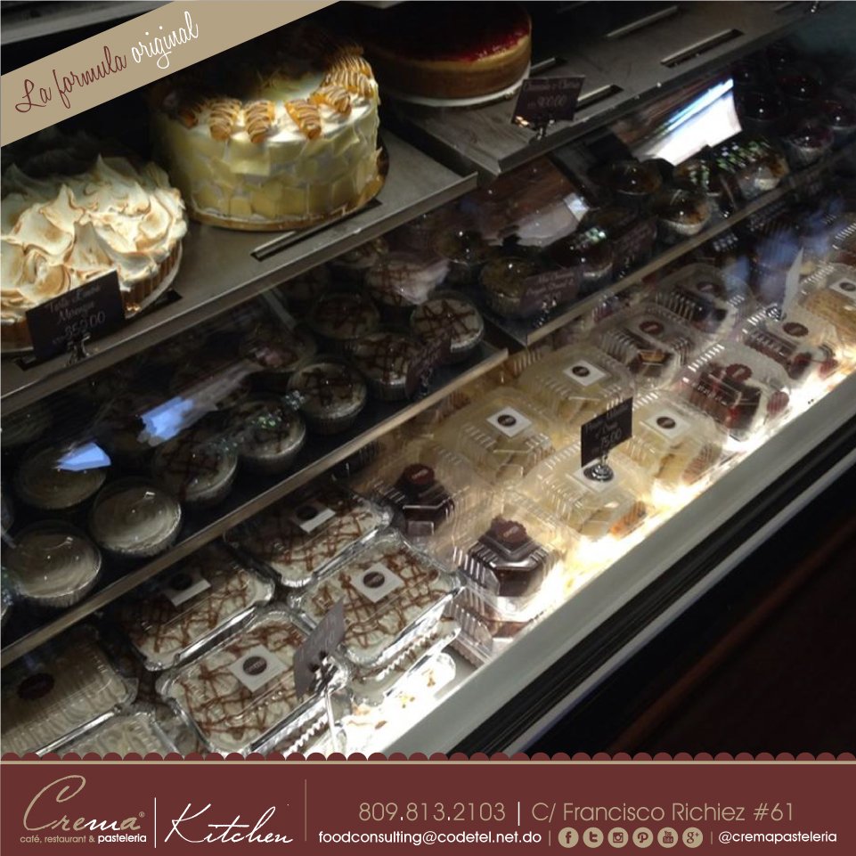 cremapasteleria's tweet photo. Hoy es el mejor día para degustar ese postre que nunca has degustado en #CremaPasteleria #LaFormulaOriginal #Cafe #Restaurant #Panaderia https://t.co/io11gblk6B