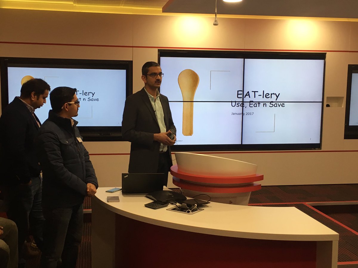 InnovateMK's tweet photo. Team No 8: EAT-lery has a very unique proposition to #SaveTheEarth #SWMK17 #StartupWeekendMiltonKeynes https://t.co/CpvEbpCRhd