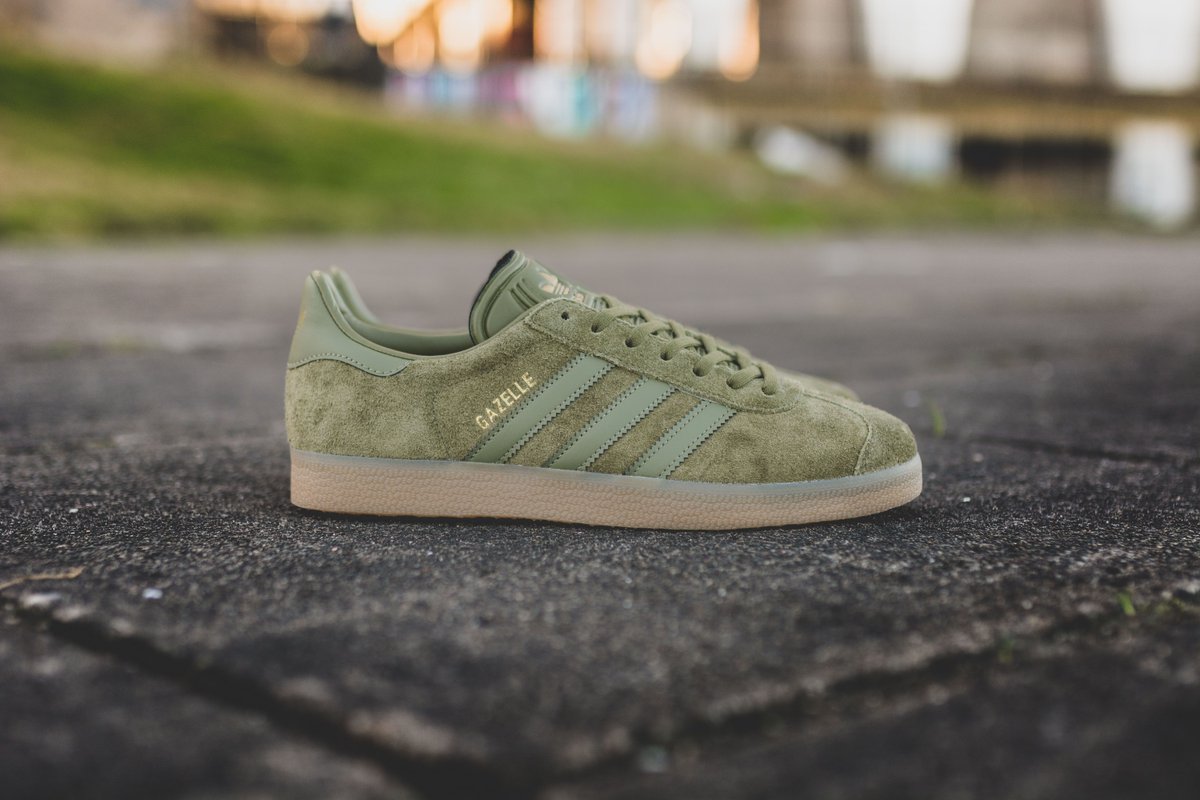 adidas gazelle olive cargo