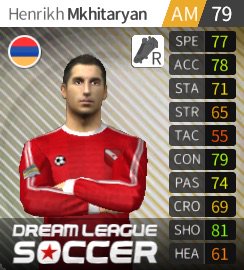 Alkober2's tweet photo. I have just bought Henrikh Mkhitaryan in #dreamleaguesoccer https://t.co/WfrrEEkqfk