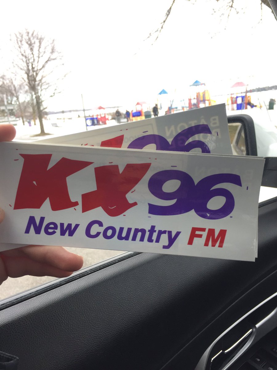 ToriHarperkx96's tweet photo. I have your free KX96 winstickers!!! Come to Palmer Park in Port Perry and get yours #KX96FM #WinstickersMeanYouWin https://t.co/h63qceFhiW
