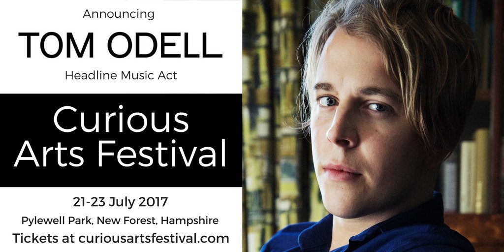 CuriousArtsFest's tweet photo. Cue drum roll… @tompeterodell all set to headline #CAF17!!  We can’t wait!! https://t.co/VjS4XCKai9