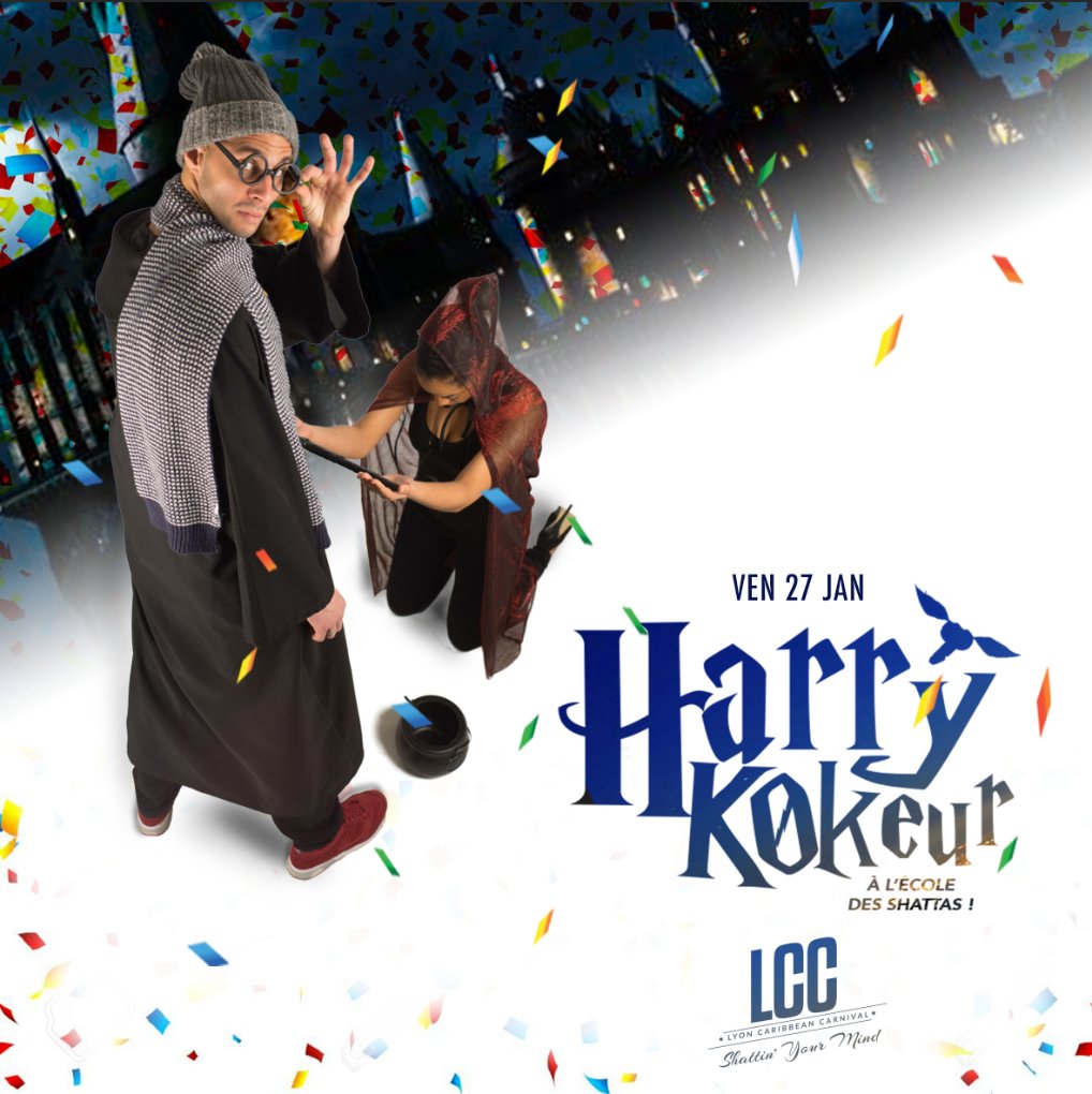 Tigerguilt's tweet photo. Et toi? Tu ne sais pas que le 27 janvier c'est à Lyon que la magie opère... #LCC #HarryKokeur #Carnaval #Lyonnerie https://t.co/JYWRpOIzXS
