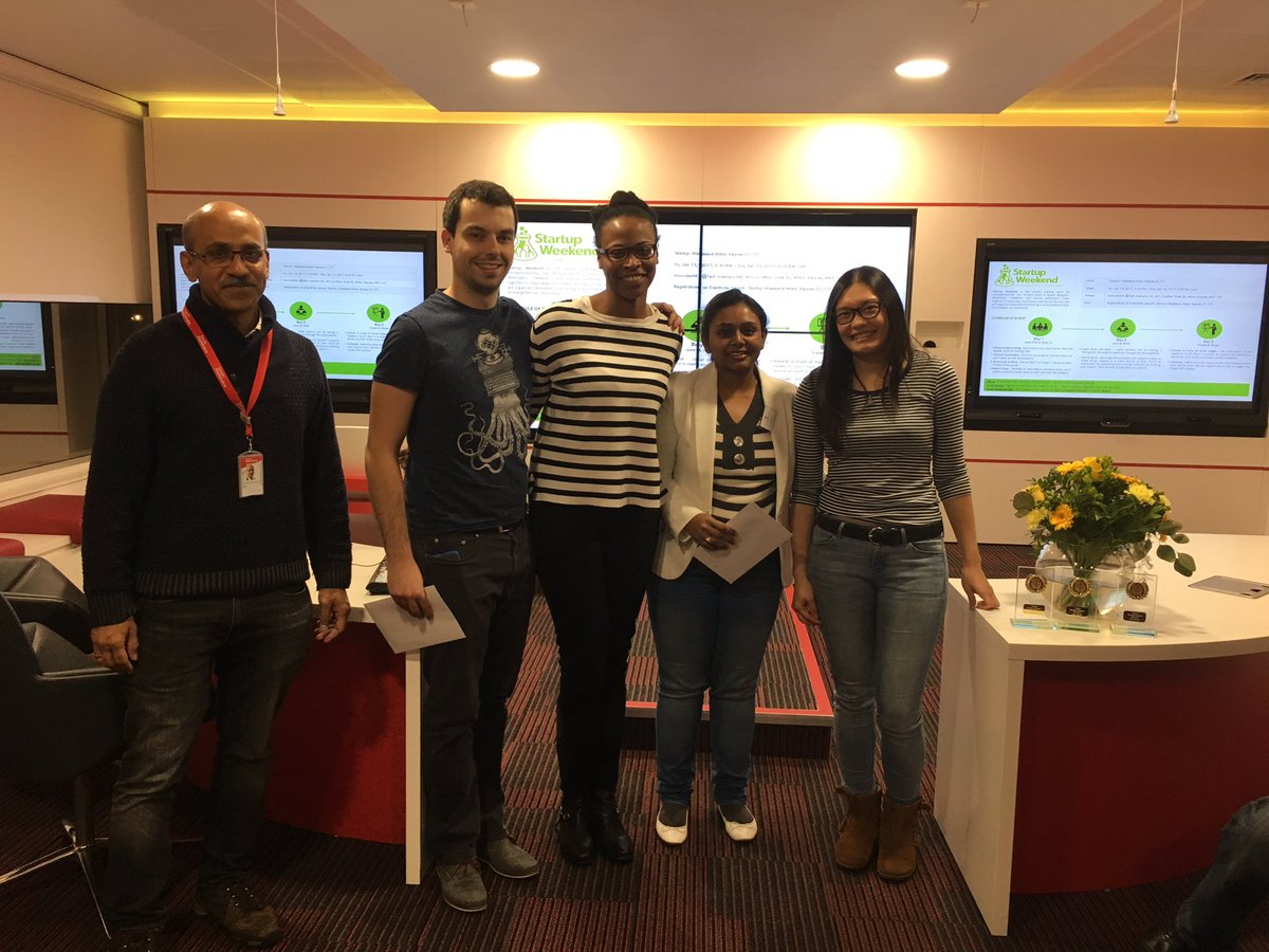 InnovateMK's tweet photo. Runners Up: Team Carrot and Stick #SWMK17 #StartupWeekendMiltonKeynes https://t.co/iSOXe3A1UX