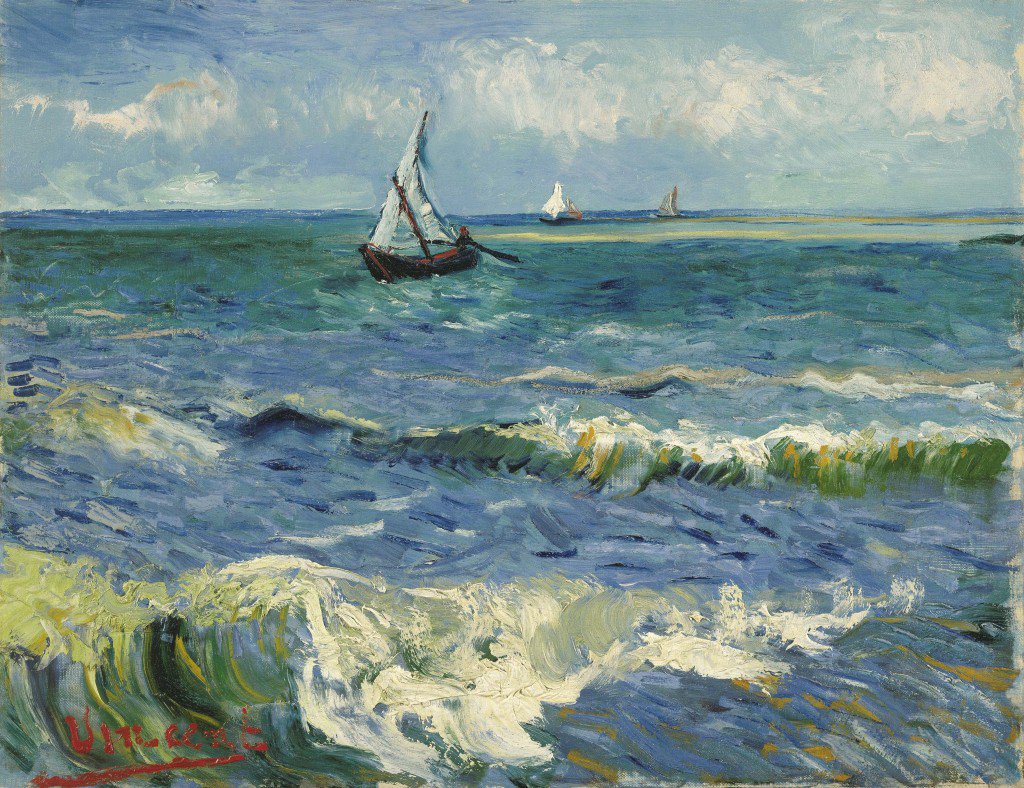 'Fishing boats at sea' 1888
Vincent  Van Gogh Museum Amsterdam🎨 #art