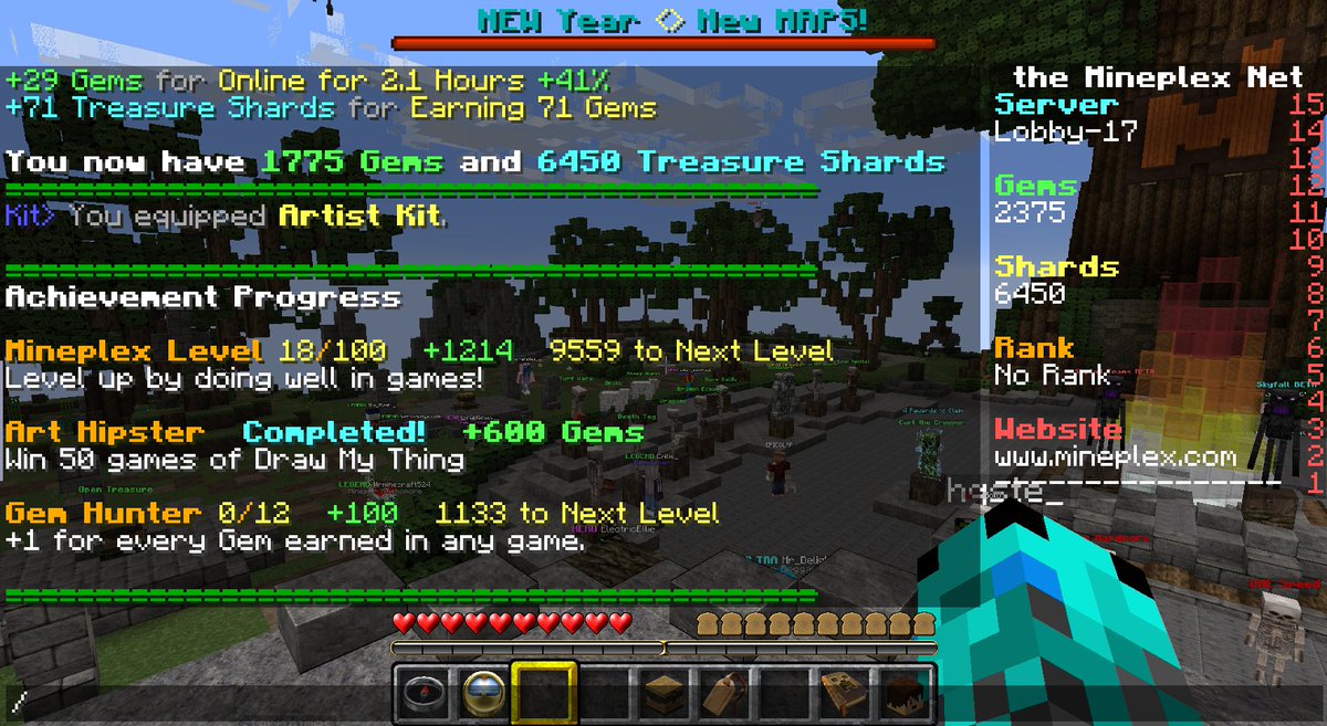 NeoArcadiaTV's tweet photo. We did it guys!  50 victories!  The Art Hipster title is ours on @mineplex! #drawmything #gaming https://t.co/n5qQcNZtmv