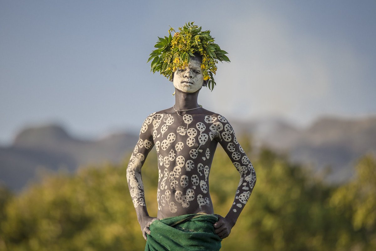 Portrait from the Omovalley, Ethiopia