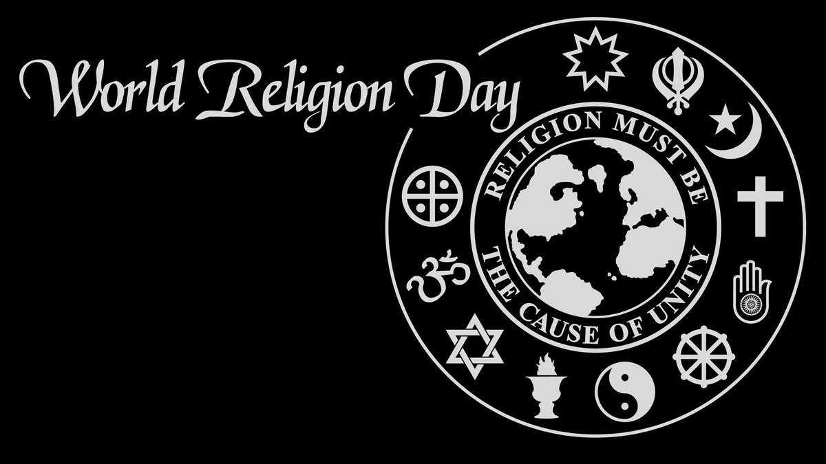 SunDABT's tweet photo. #worldreligionday2017 ☮✡✝☪🕎🕉☯☸ https://t.co/2CQe5C5CTI