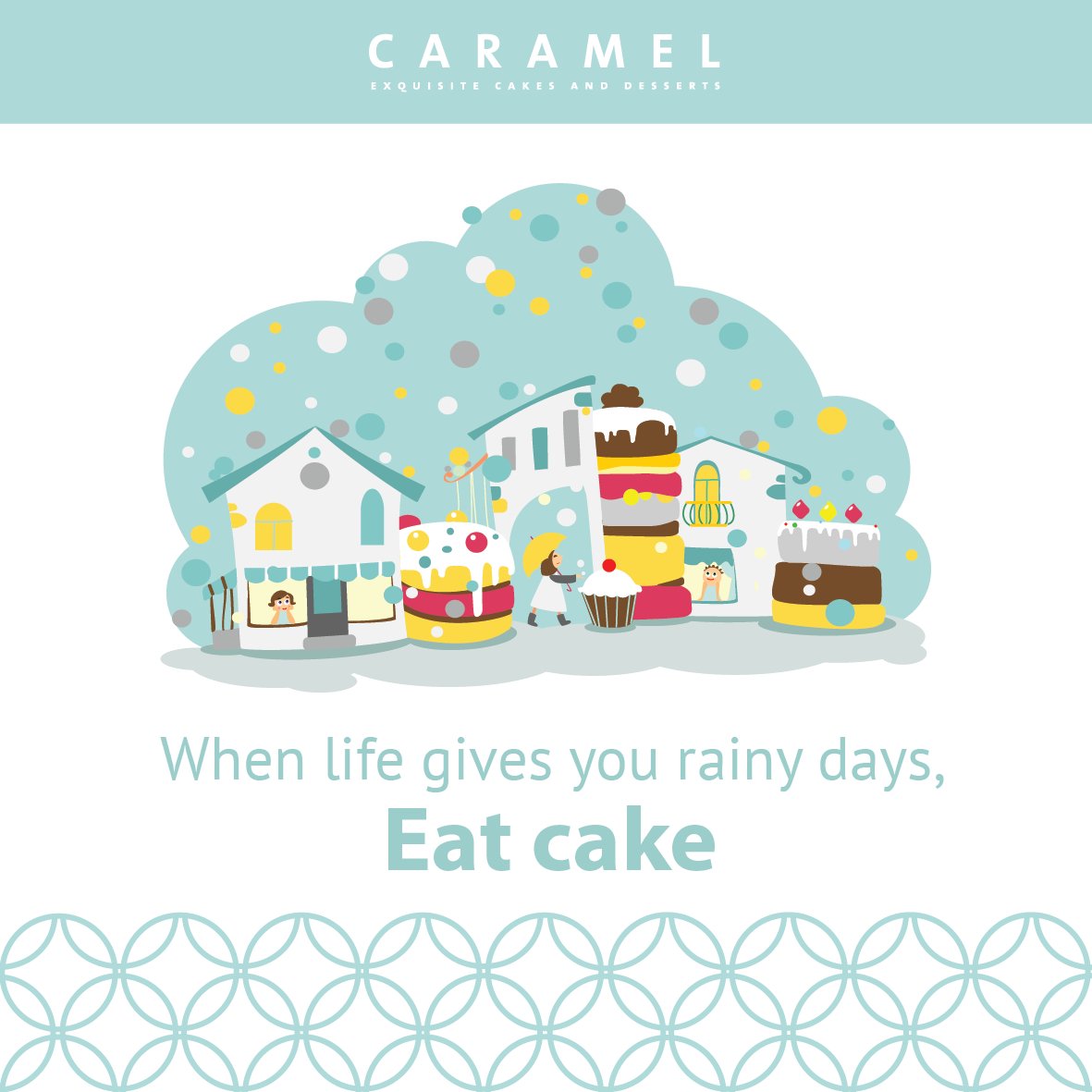 Caramel_Kuwait's tweet photo. Or eat cake everyday!

#CaramelKuwait https://t.co/lantVZpt7Z