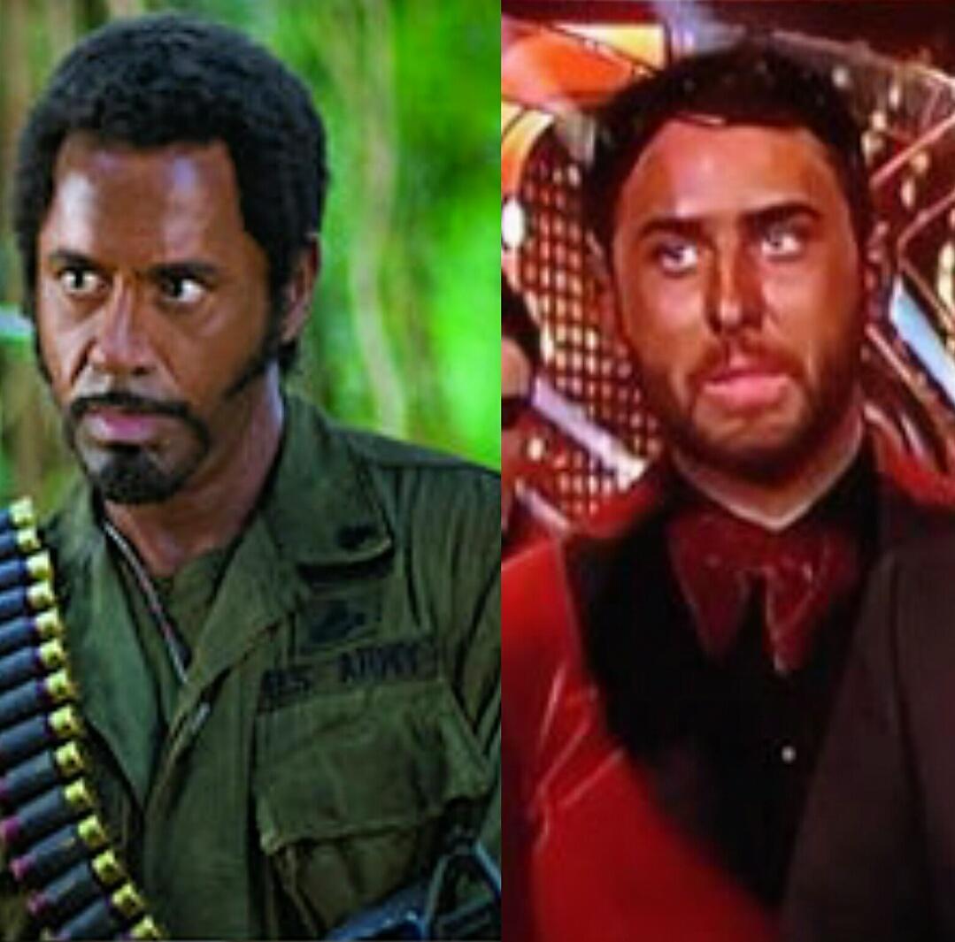 eoghanmcdermo's tweet photo. Catching up on Dancing With The Stars. Who wore it best? Robert Downey Jr or Hughie? #DWTSIrl https://t.co/eKInouxgDT