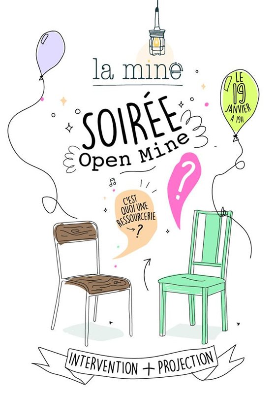 ArcueilCity's tweet image. Ce Jeudi 19 janvier (19h) Soirée #OpenMine à la #Ressourcerie La Mine à Arcueil ► tousvoisins.fr/arcueil/297997… (Entrée Libre) Tu viens ?