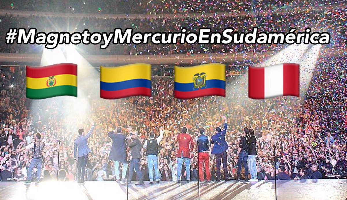FansMercurio's tweet image. Porque TOOOODOS merecen vivir la gira de #JuntosPorTi queremos #MagnetoyMercurioEnSudamerica 😁📢 sería un éxito!