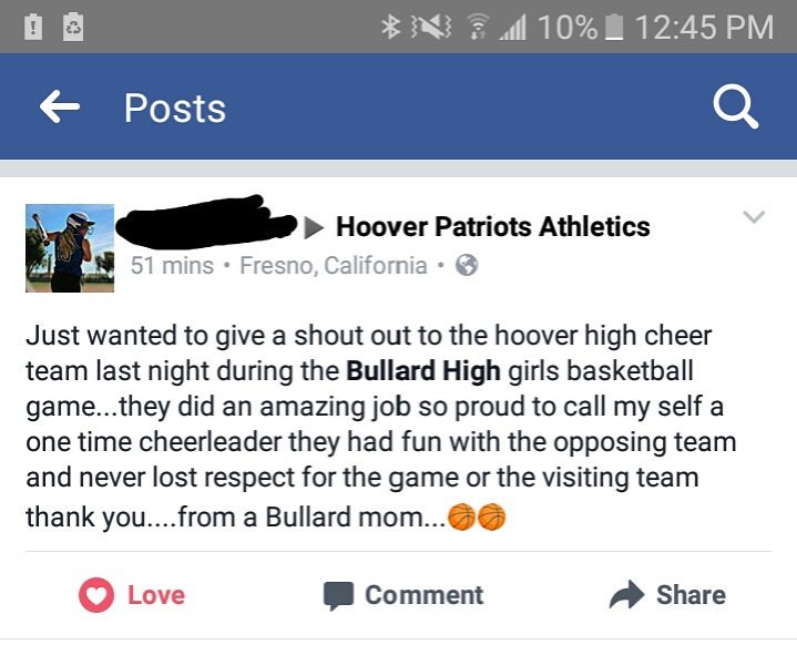 Hoover High Cheer tweet media