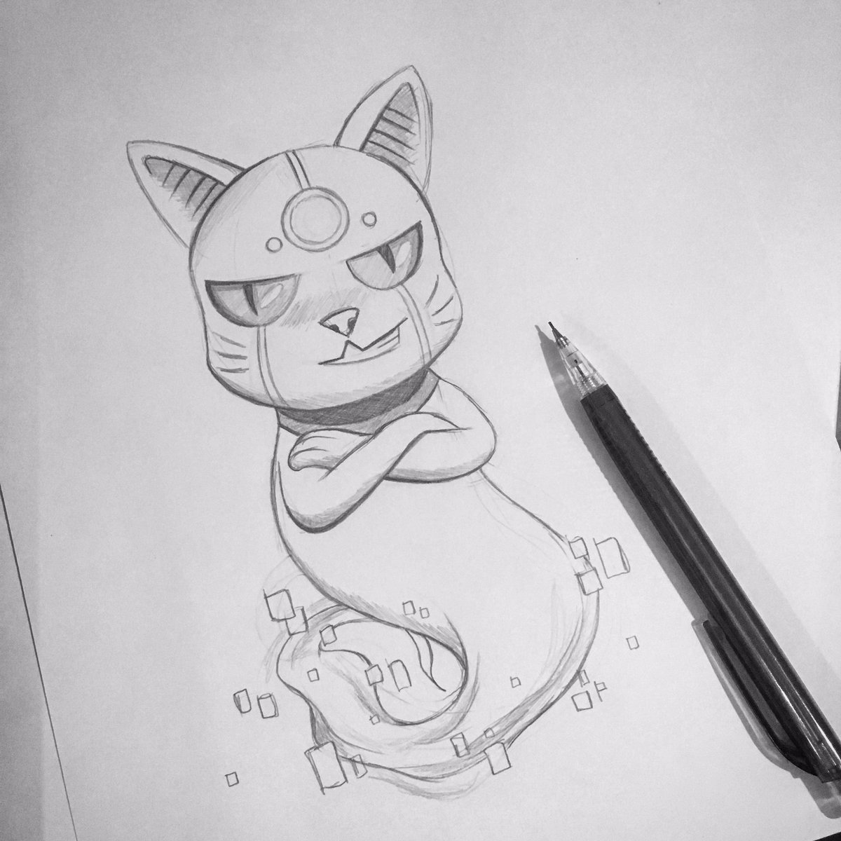 DibujadosMB's tweet photo. SKETCH para un nuevo dibujo 3D, que les parece? #G4to #virtualhero https://t.co/5BFiiT5n2f