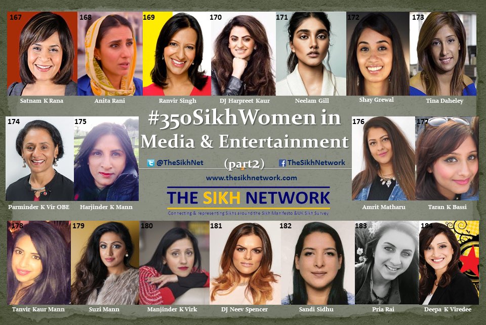 TheSikhNet's tweet photo. #350sikhwomen Day 14 we continued with women in media and entertainment and will continue with this category tomorrow pls do join us https://t.co/0WE1Hy4g9x