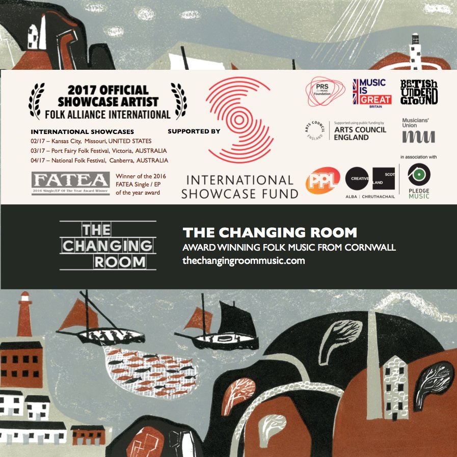 Representing Cornwall and the UK at the Folk Alliance International showcase in Kansas City, United States #FundedbyPRSF #kernewek 
 #ISF