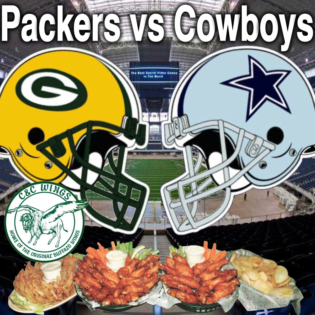 CC_WingsTX's tweet image. Calling All #COWBOYSFANS &amp;amp; #PACKERBACKERS...It's Happening Right Now At #CCWings! Hurry Over For The Game &amp;amp; The #FANtasticSpecials!!!