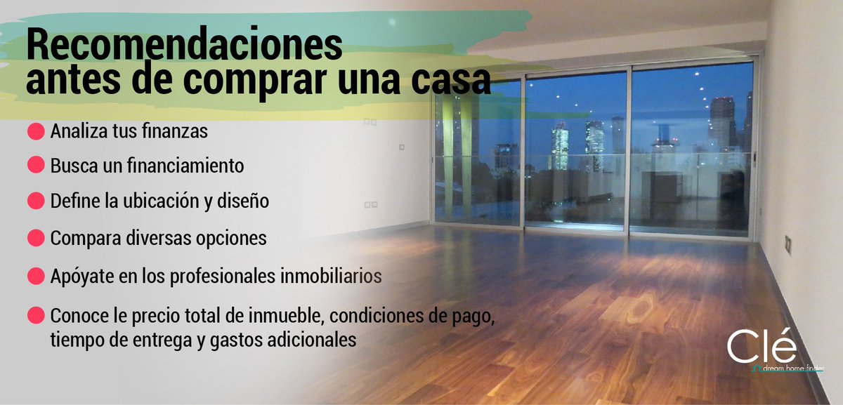 CleInmobiliaria's tweet photo. Sigue estas recomendaciones antes de comprar casa. https://t.co/baZiedv1yx