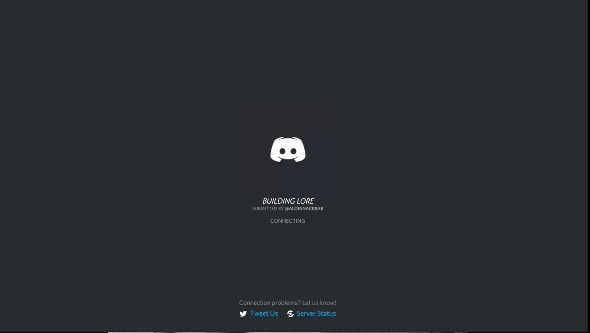 nuke1369's tweet photo. @discordapp My discord will stay on this screen and never load on my laptop. Any way to fix this? I have uninstalled and reinstalled already https://t.co/oKKMwsgUfH