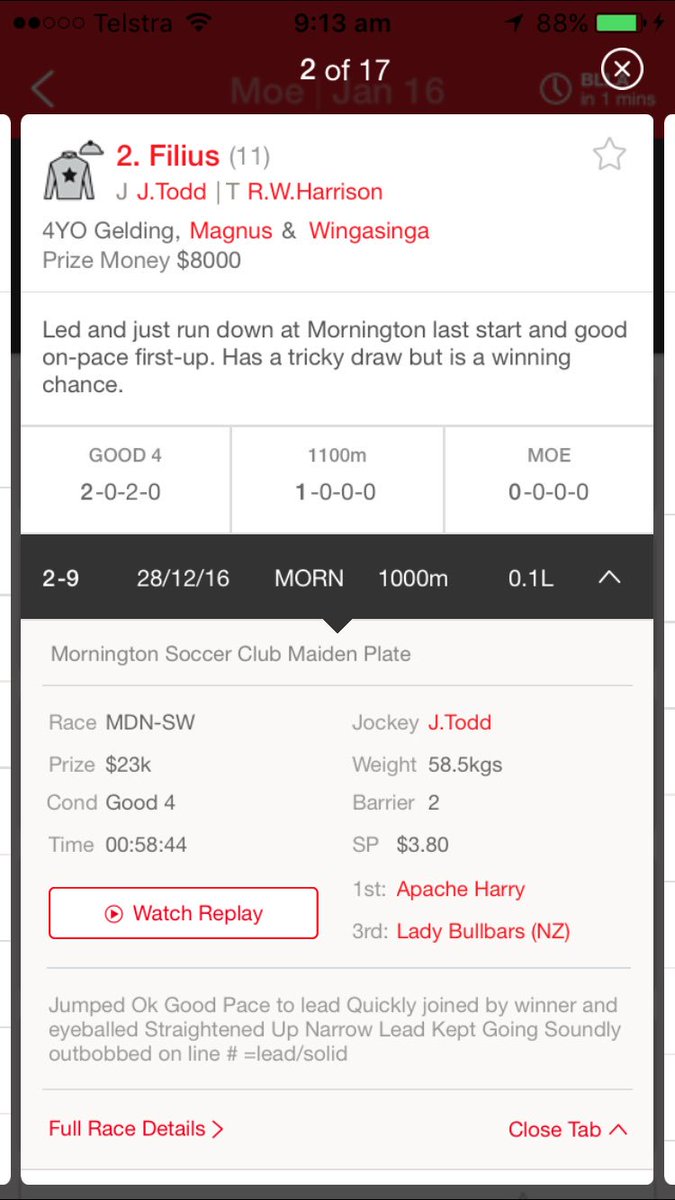 BensRacingTips's tweet photo. MOE R2.1/2.Looks a nice race 4 HENRY GEORGE &amp; FILIUS.Henry was scratched @gates on debut.Trial before looked to go as well as Watch Me Blush https://t.co/zWRSar16Px