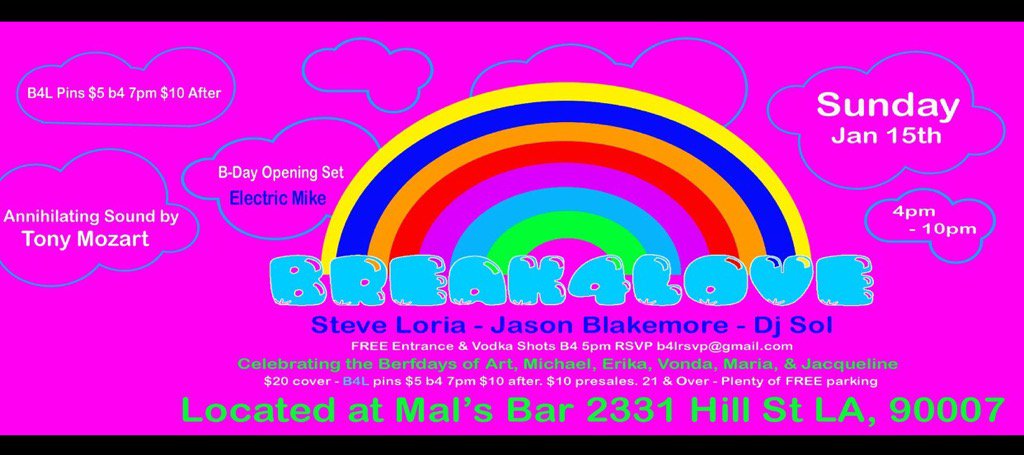 majecal1's tweet photo. #break4love #steveloria #jasonblakemore #djsol #today #DTLA #housemusic #househeads #Capricorns #me β£πΆπΆπΆ https://t.co/WfVnaj8BC1